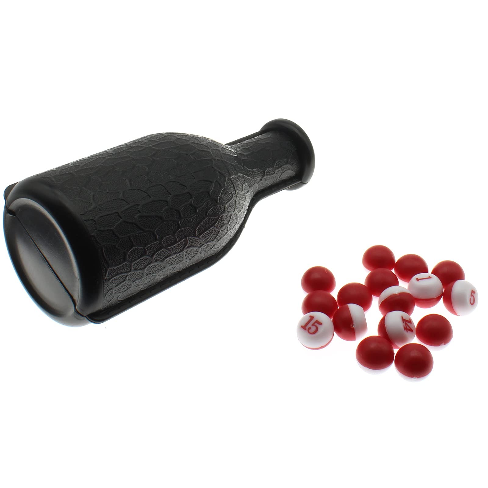 Billiard Shaker Pool Snooker Table Kelly Bottle Red White Peas Balls