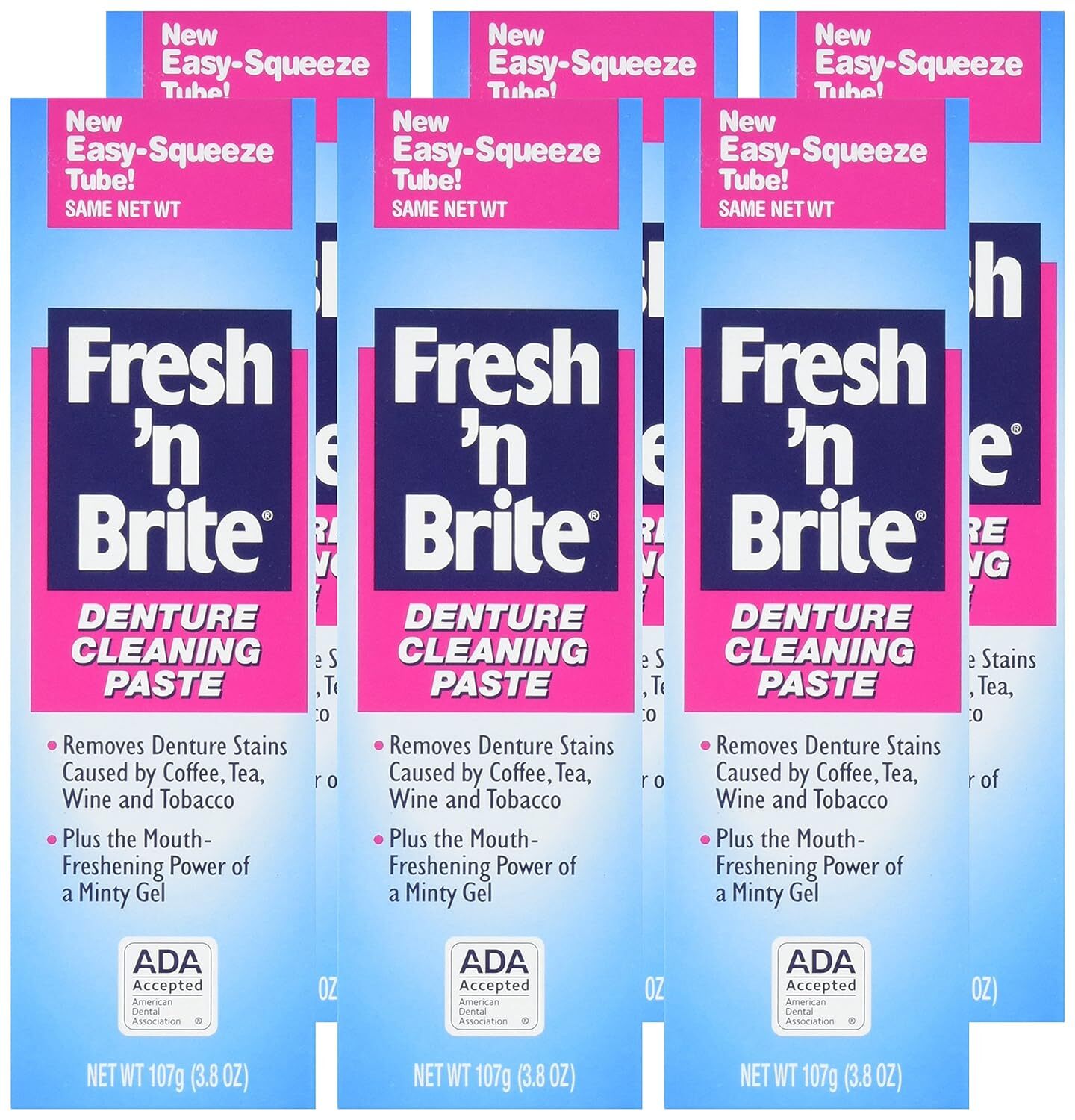 Fresh 'n Brite Denture Cleaning Paste For Dentures, Removable Partial Dentures,