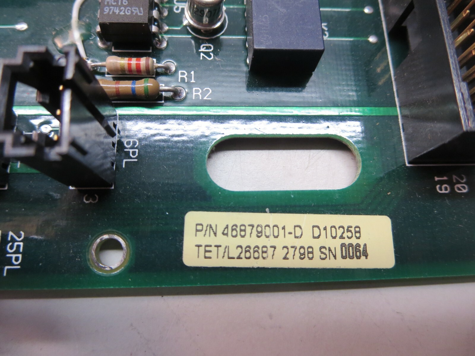 Universal Instruments, 46879001-D, AMV Head Interface PCB, Unit Not Tested