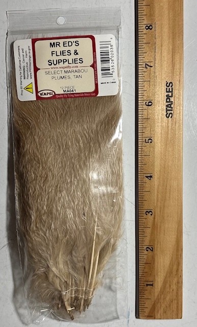 Wapsi Select Maribou Plumes, Tan