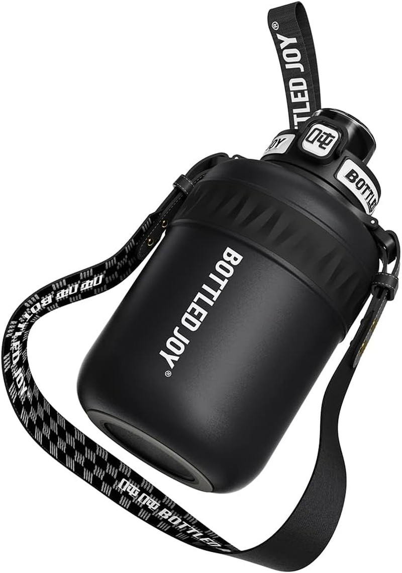 Insulated Stainless Steel Water Bottle for Sports and Travel, Bpa-Free,Bottled J