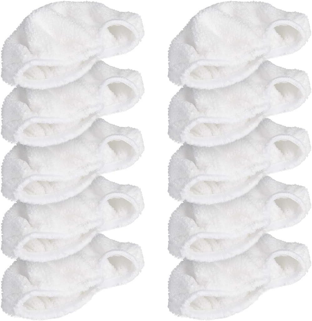 Microfibre Pads For Steam Cleaner Set Of 10 Replacement Cloths Handheld Steamer