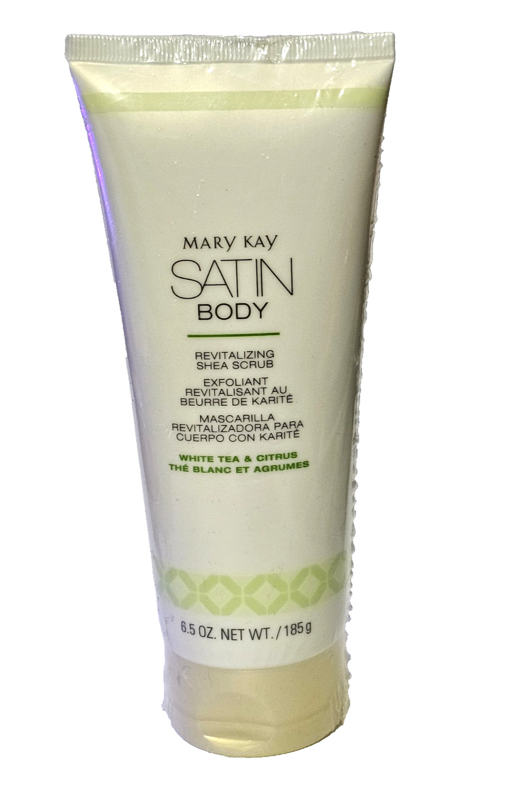 Mary Kay Satin Body White Tea & Citrus Revitalizing SHEA SCRUB 6.5 oz, Sealed