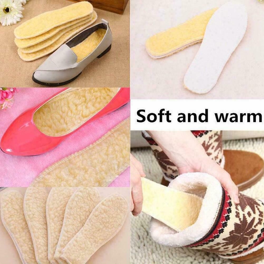 ⭐️USA* Pair *US 9 Cushion Sherpa Fur Sewn Edge *EU 40 Shoe *9.9" Insole Washable
