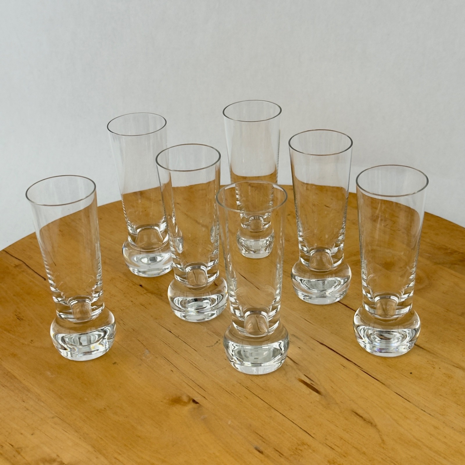 1970s Rosenthal Studio-Linie Crystal Glassware Shot Glass Bulbous Weighted Base