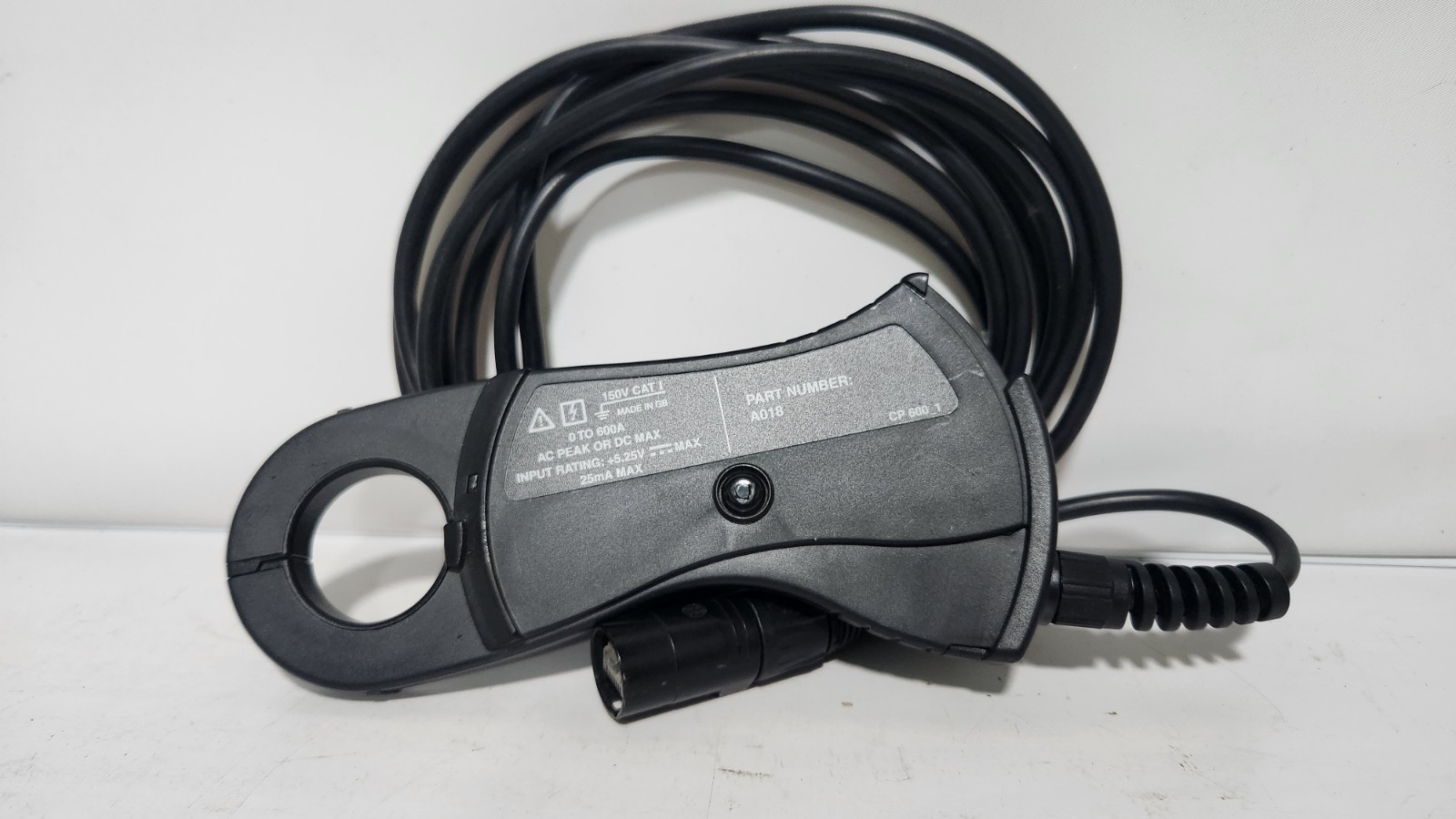 Midtronics A018 Amp Clamp Probe 10' Cable w/ RJ-45 End 0-600A CP 600_1