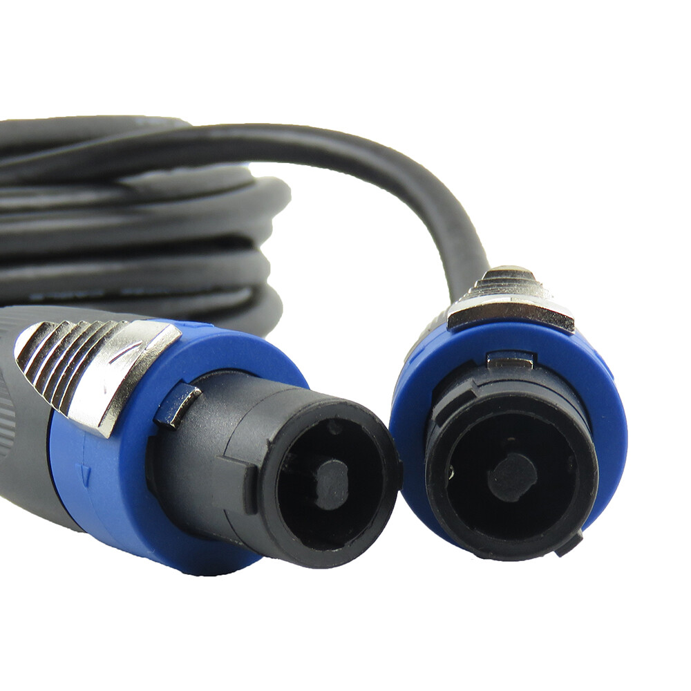 Speakon to Speakon Cable 50ft 12 Gauge AWG Wire AMP to PA Audio Speaker DJ Cable
