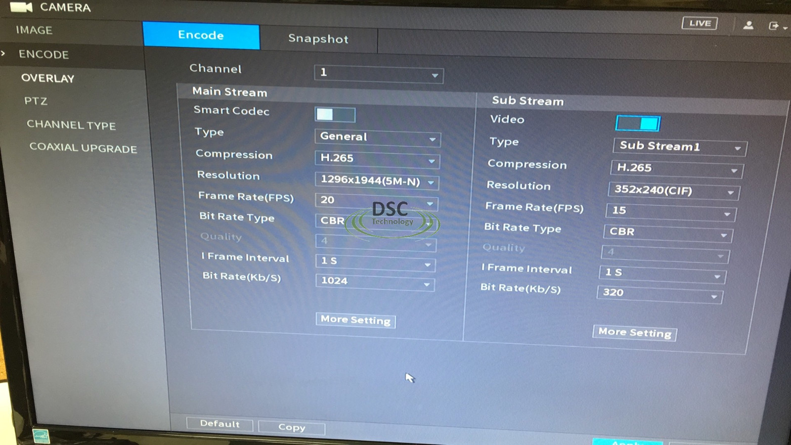 HD-TVI/AHD/CVI IP & Analog 8CH HD Megapixel 720P 1080P 5MP DVR Recorder 1TB