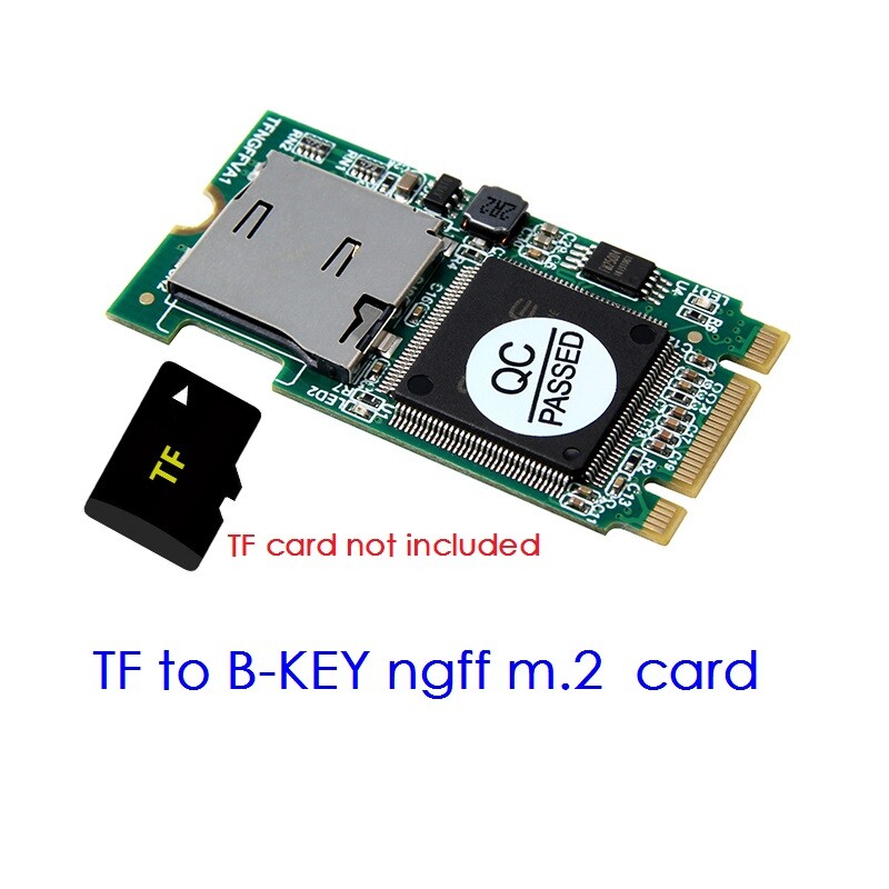 TF (micro-SD) to B-key NGFF (M.2) adapter card Micro SD TF card reader card new