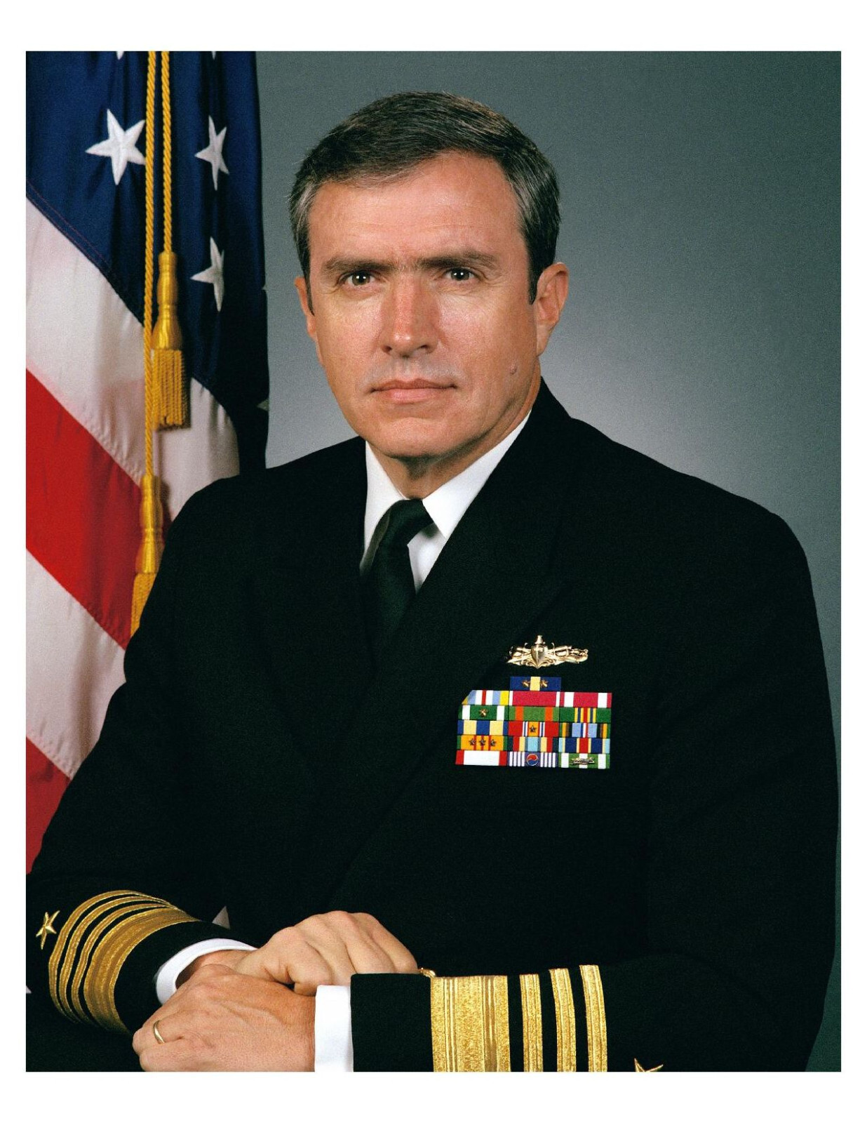 United States Navy Admiral Paul D. Milelr 8x10 Photo On 8.5" x 11"