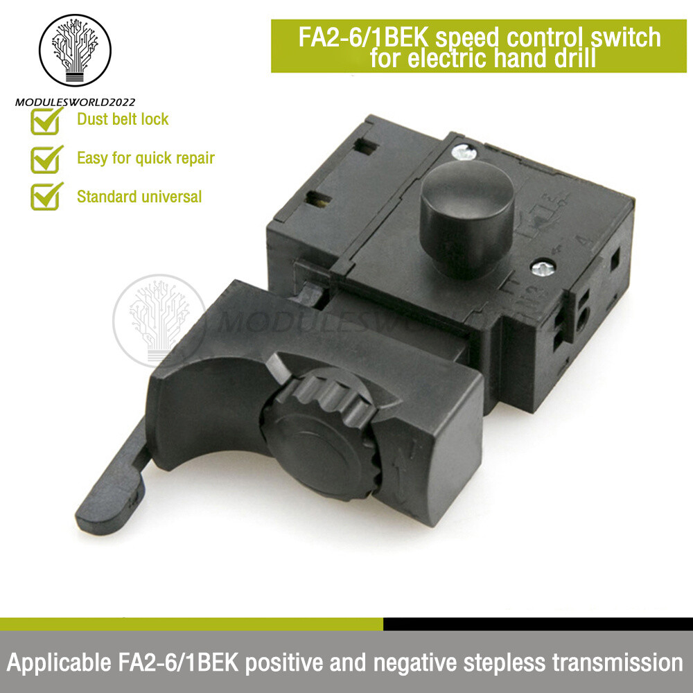 FA2-6/1BEK Speed Control Switch for Electric Hand Drill 6A 220V Forward &Reverse