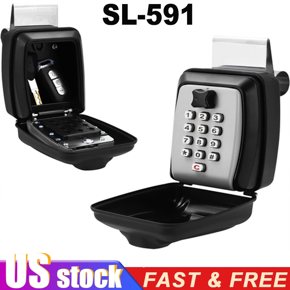 Upgrade SL-591 Car Window Lock Box for Turo, Car Key Lock Box, Car Window