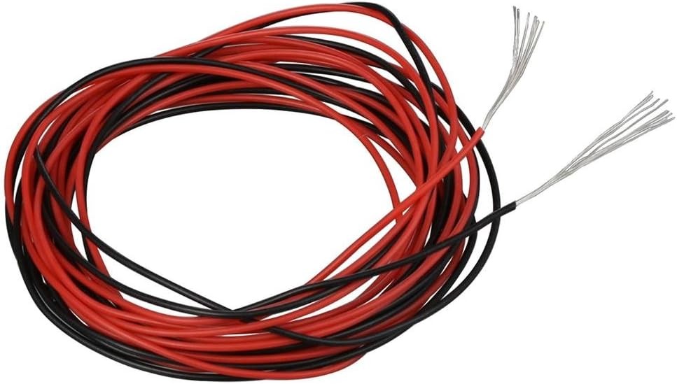 BNTECHGO 30 30 gauge silicone wire 10ft and 10ft, red black