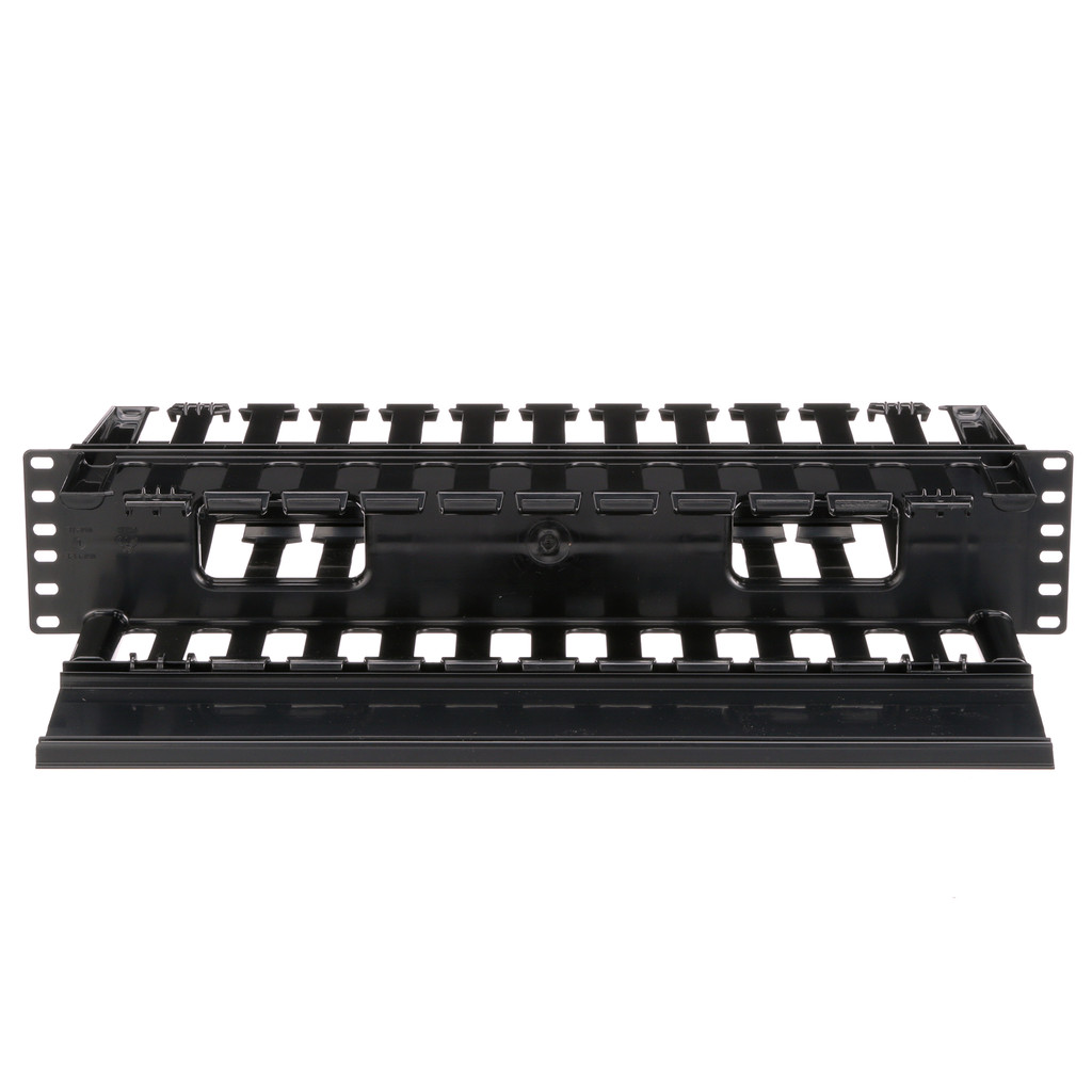 Panduit WMP1E PatchLink Horizontal Cable Manager 2U 19" Rack Front & Rear