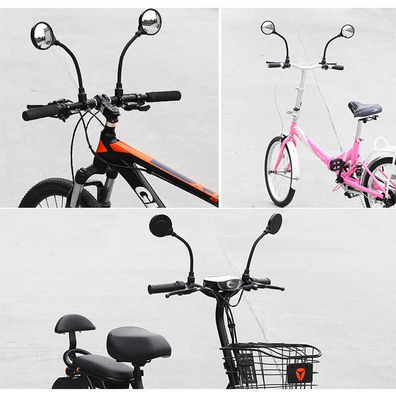 Quick-Release 2-Piece Set – Bicycle Rearview Mirror