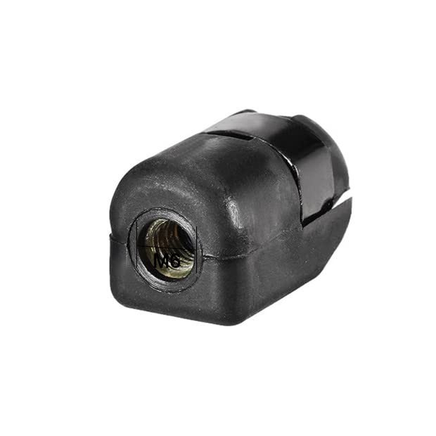 Fielect 2pcs M6 Female Thread PA66A5 Gas Spring End Fitting Black