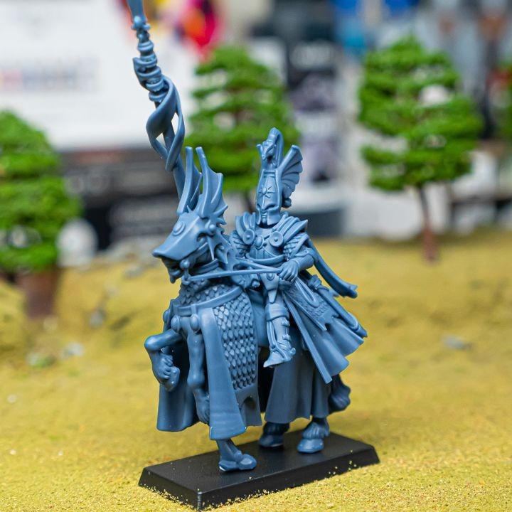 Aegean Elves - Mounted Lord - Highland Miniatures 28mm