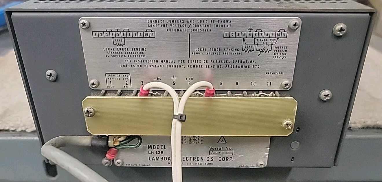 Lambda Electronics Regulated Power Supply LH 128