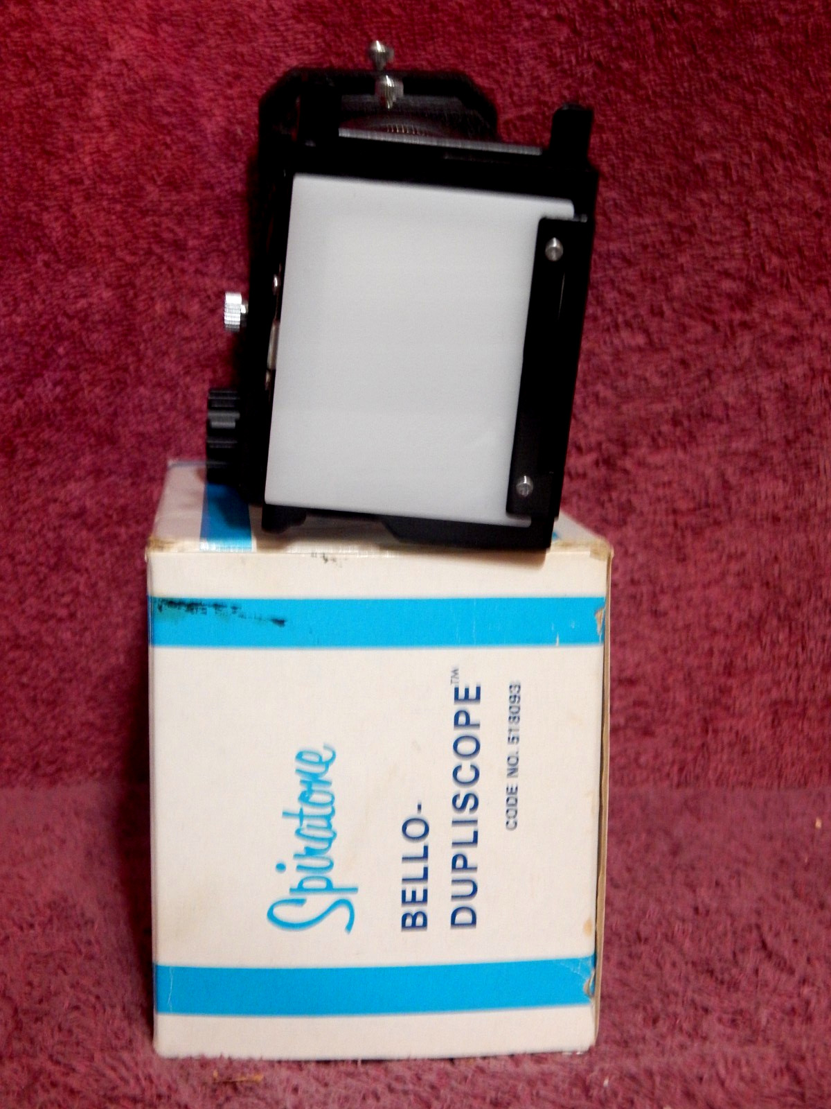 Spiratone Bellow-Dupliscope 518093 with Box & Manual