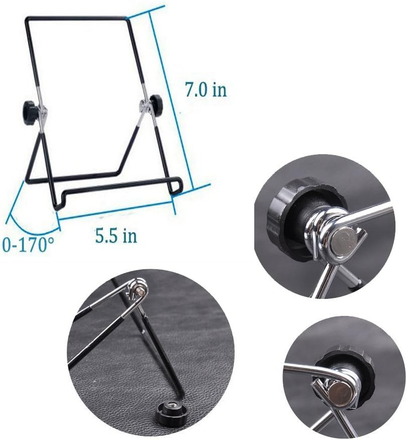 Tablet Holder Stand, Universal Multi-Angle Non-Slip Adjustable Holder Cradle for
