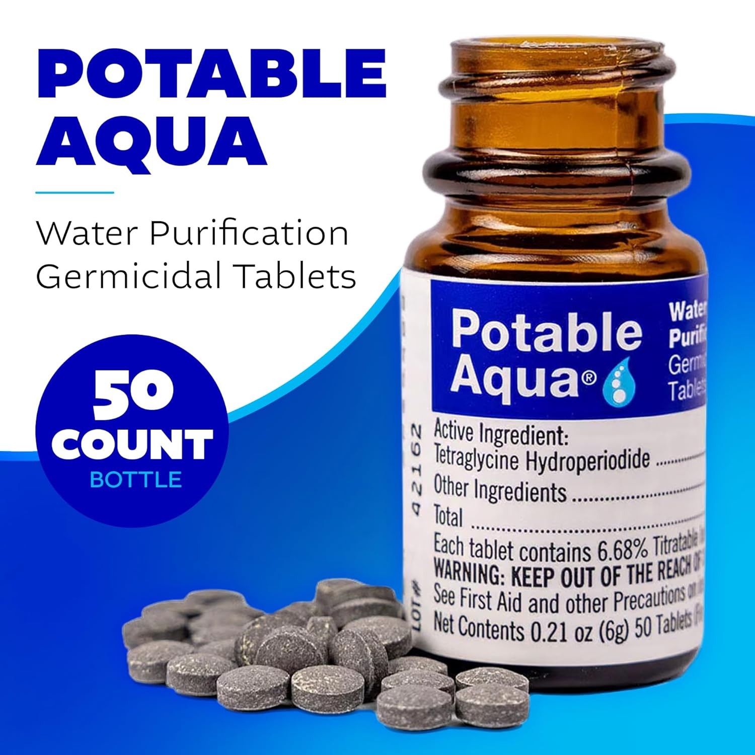 Emergency Water Purification Tablets Camping