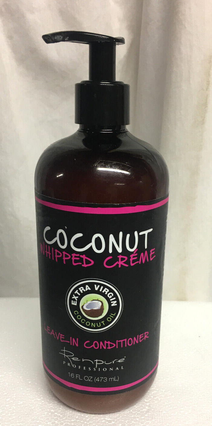 Renpure Coconut Whipped Creme Leave-In Conditioner 16 oz NEW! READ Mailing Info!