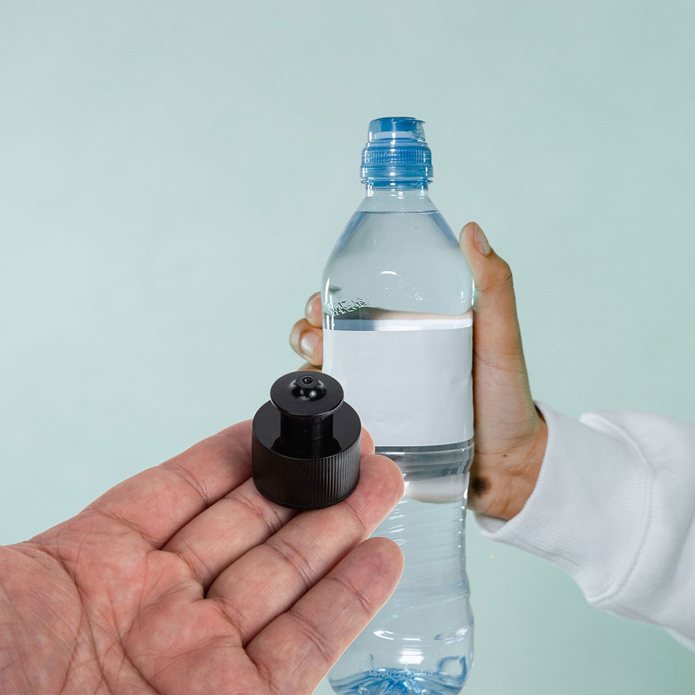 10 Pcs Reusable Sport Cap Water Bottle Push Pull Replacement Tops for Bottles
