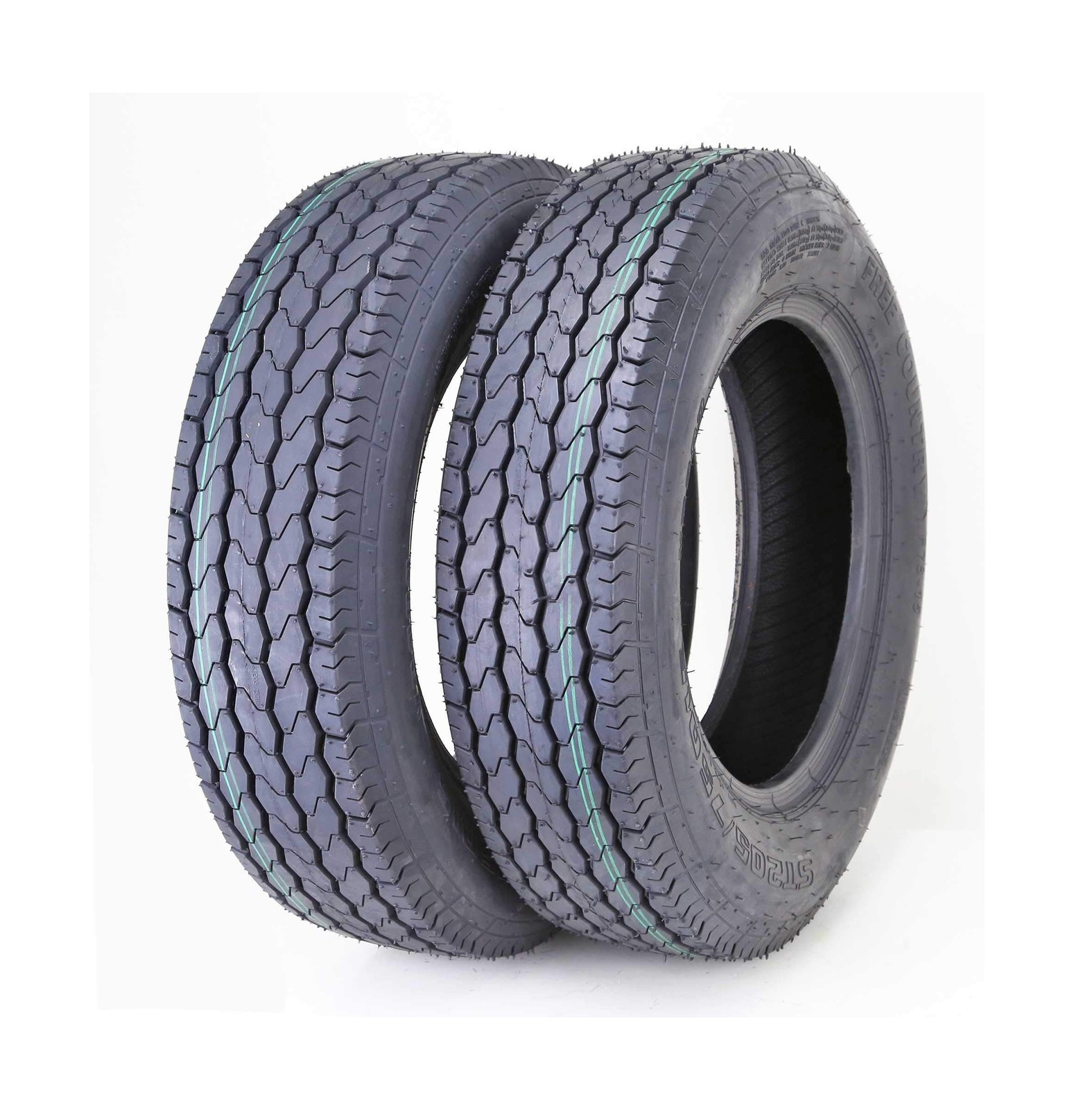 FREE COUNTRY 2 New Premium Trailer Tires ST 205/75D15-11021 205/75D15 6PR