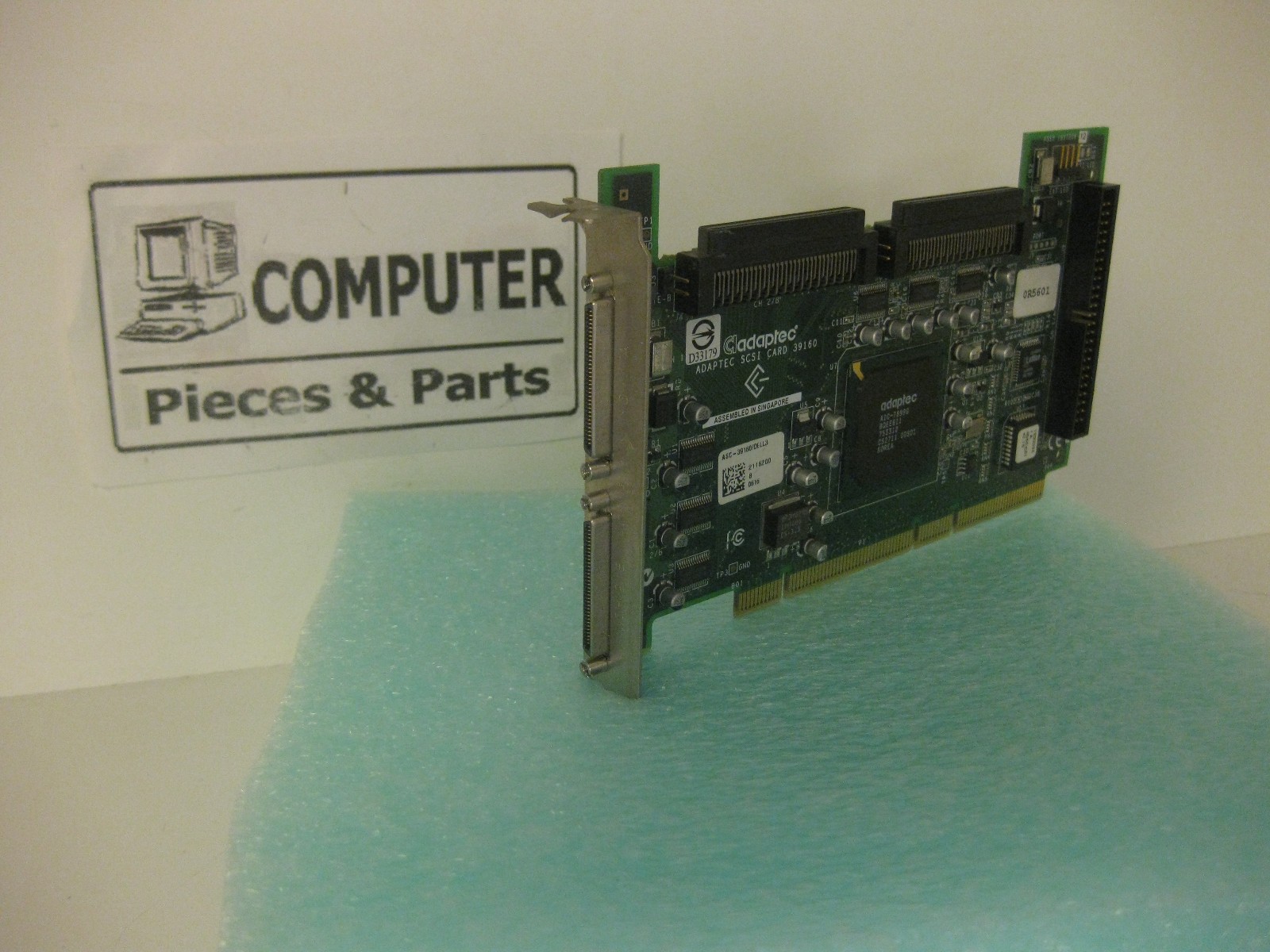 Dell Adaptec ASC-39160 Ultra160 SCSI HBA PCI-X Card Adapter PCI R5601 0R5601