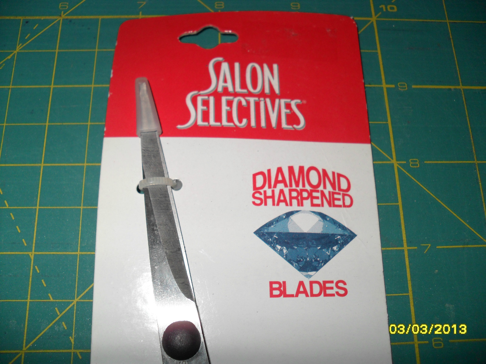 Salon Selectives Diamond-Sharpened Scissors - BLACK Handles