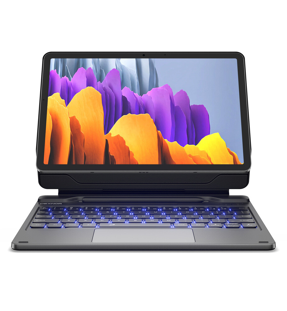 Dexnor Keyboard Case for Samsung Galaxy Tab S7 / Tab S8 11 in with S Pen Holder