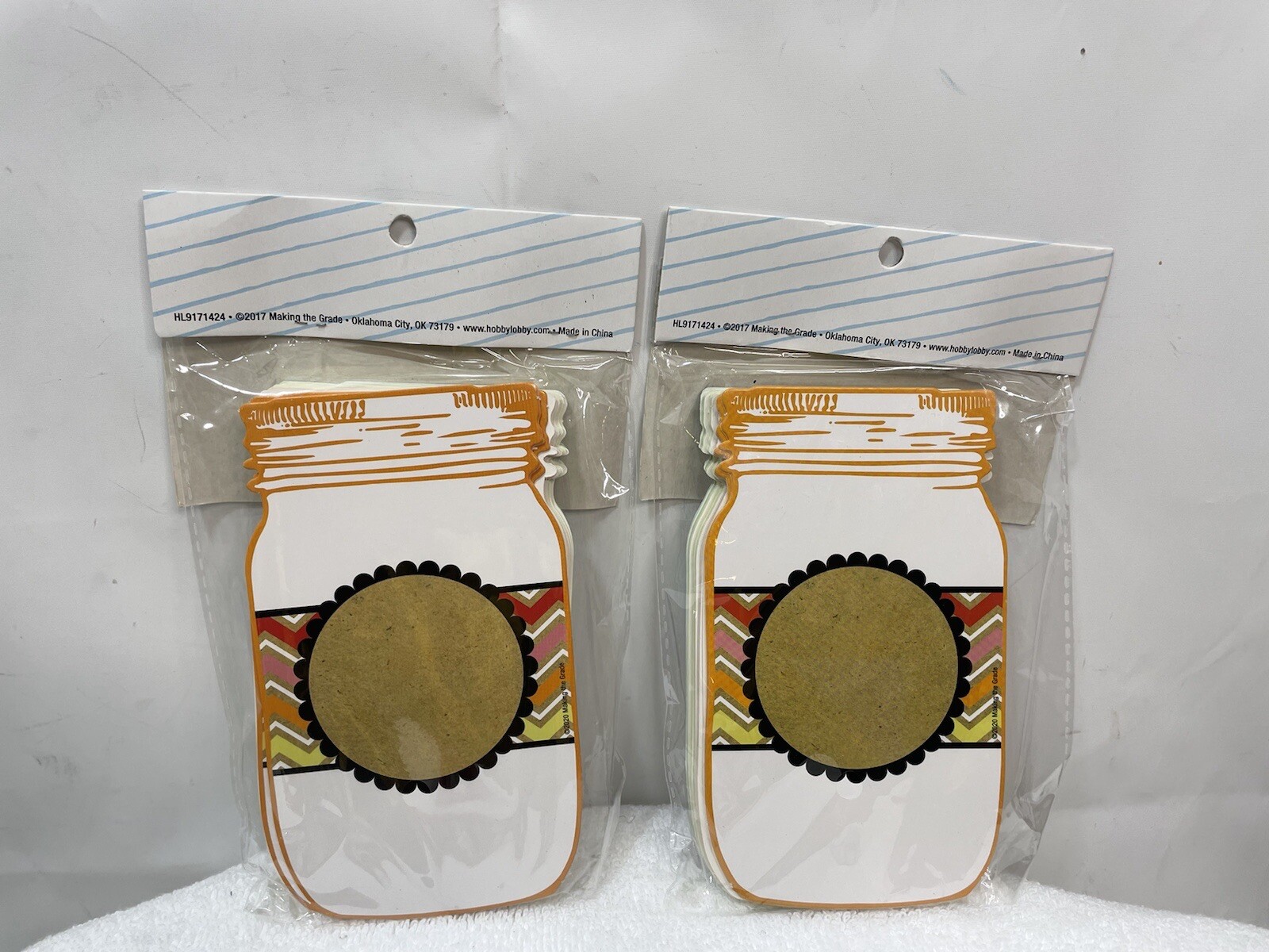 Making The Grade 6 Design 36 Pieces Cut Outs Jar Designs for Teachers Lot of 2