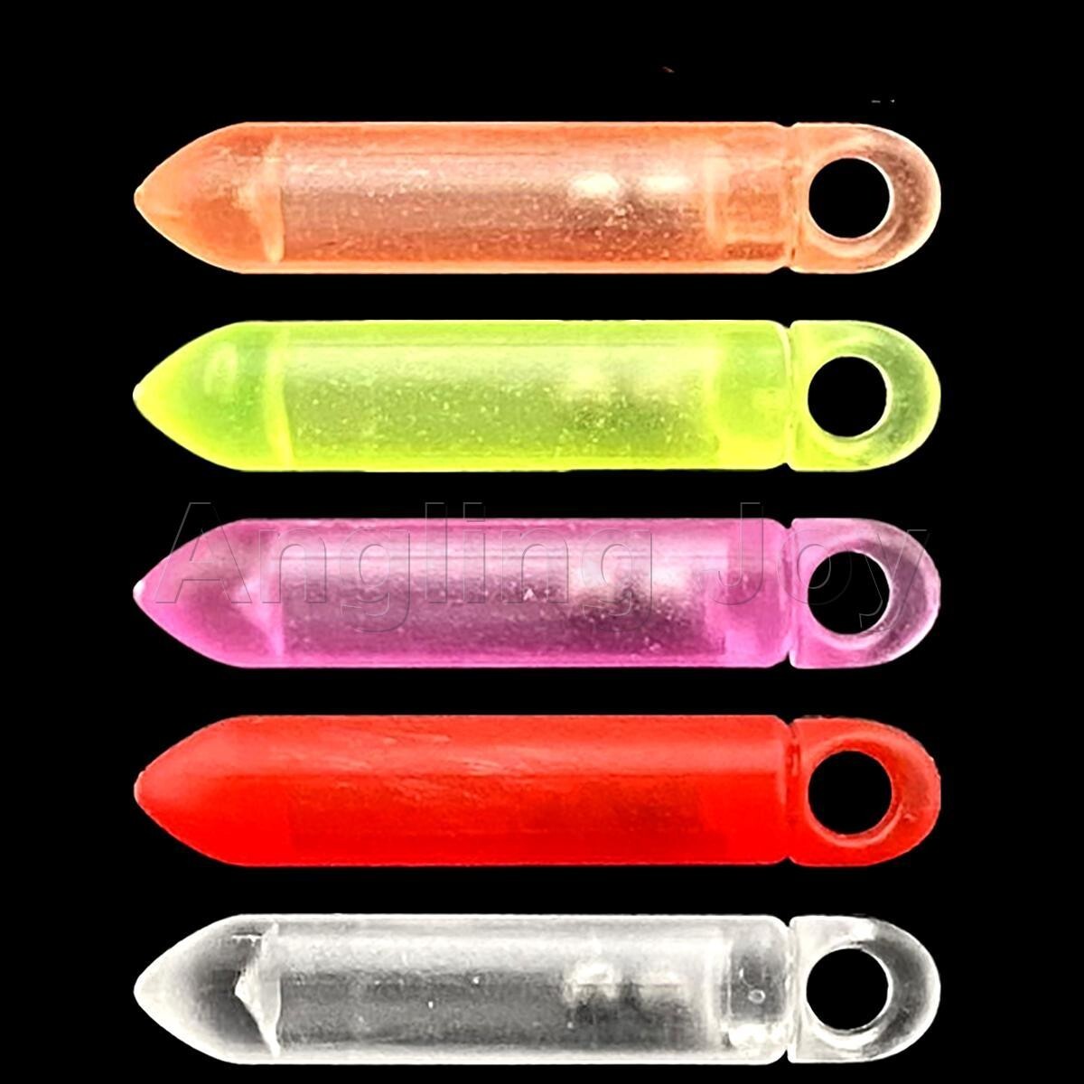 Lot 50 Plastic Sound Bar for Soft Fishing Lure Insert Tube Rattler Attract Fish