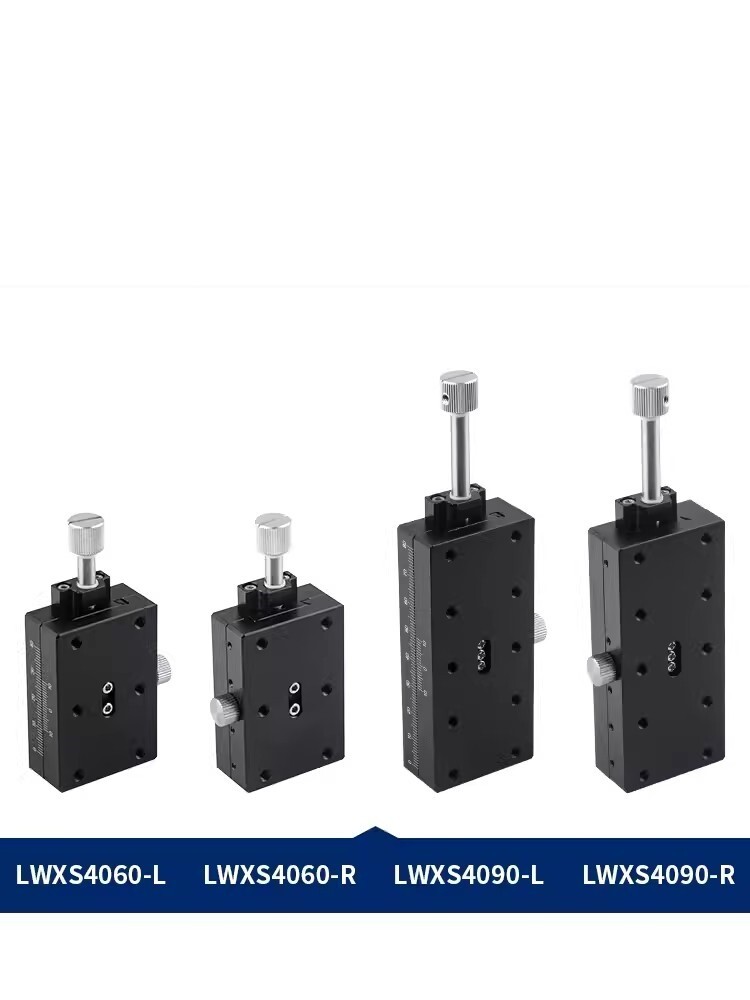 CNC X-axis dovetail groove aluminum alloy moving slide LWXS4060-L Stroke 40mm