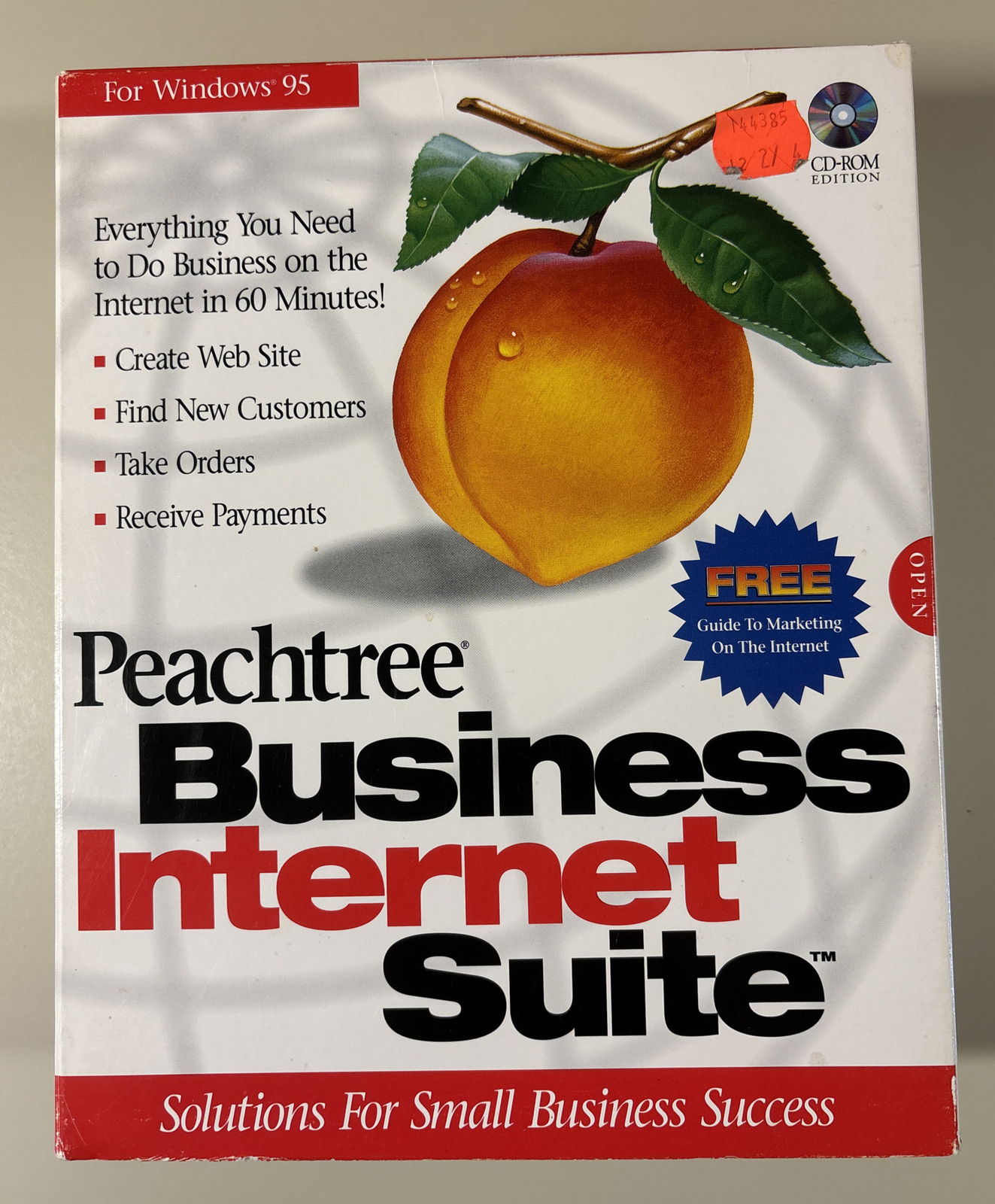 1996 PEACHTREE Business Internet Suite Software in Box