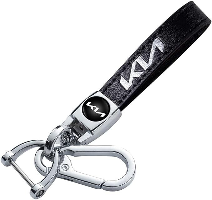 LLAVERO DE CUERO PARA AUTO DE MARCA KIA