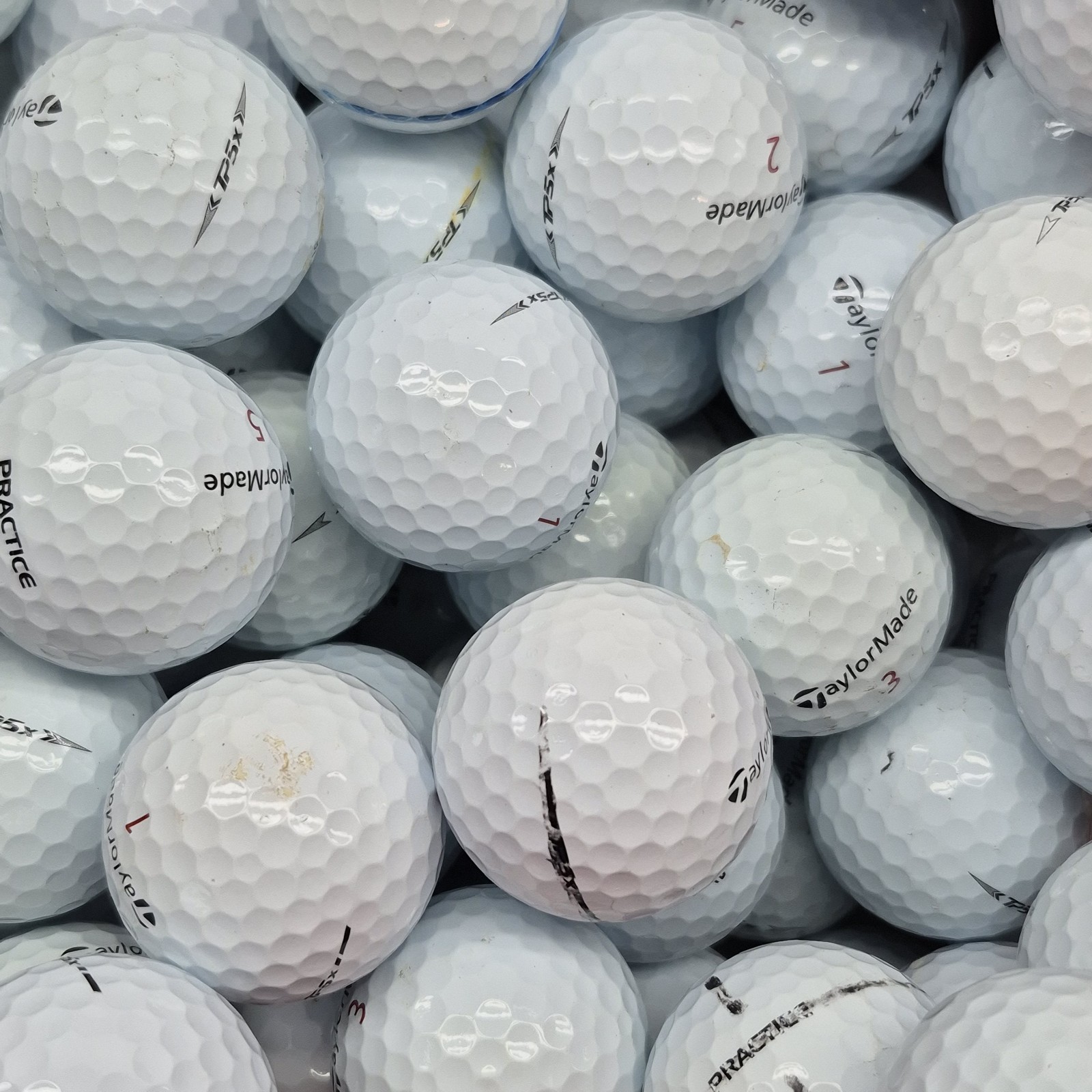 36 TaylorMade TP5x White Used Golf Balls - 3A Value Grade AAA