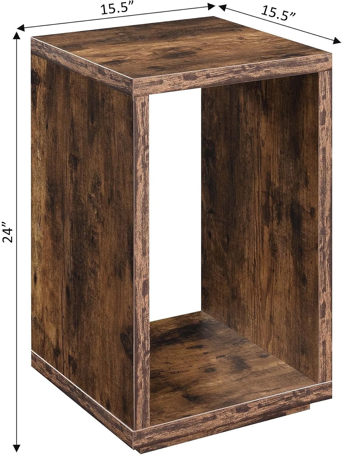 Northfield Admiral End Table W/ Shelf Barnwood
