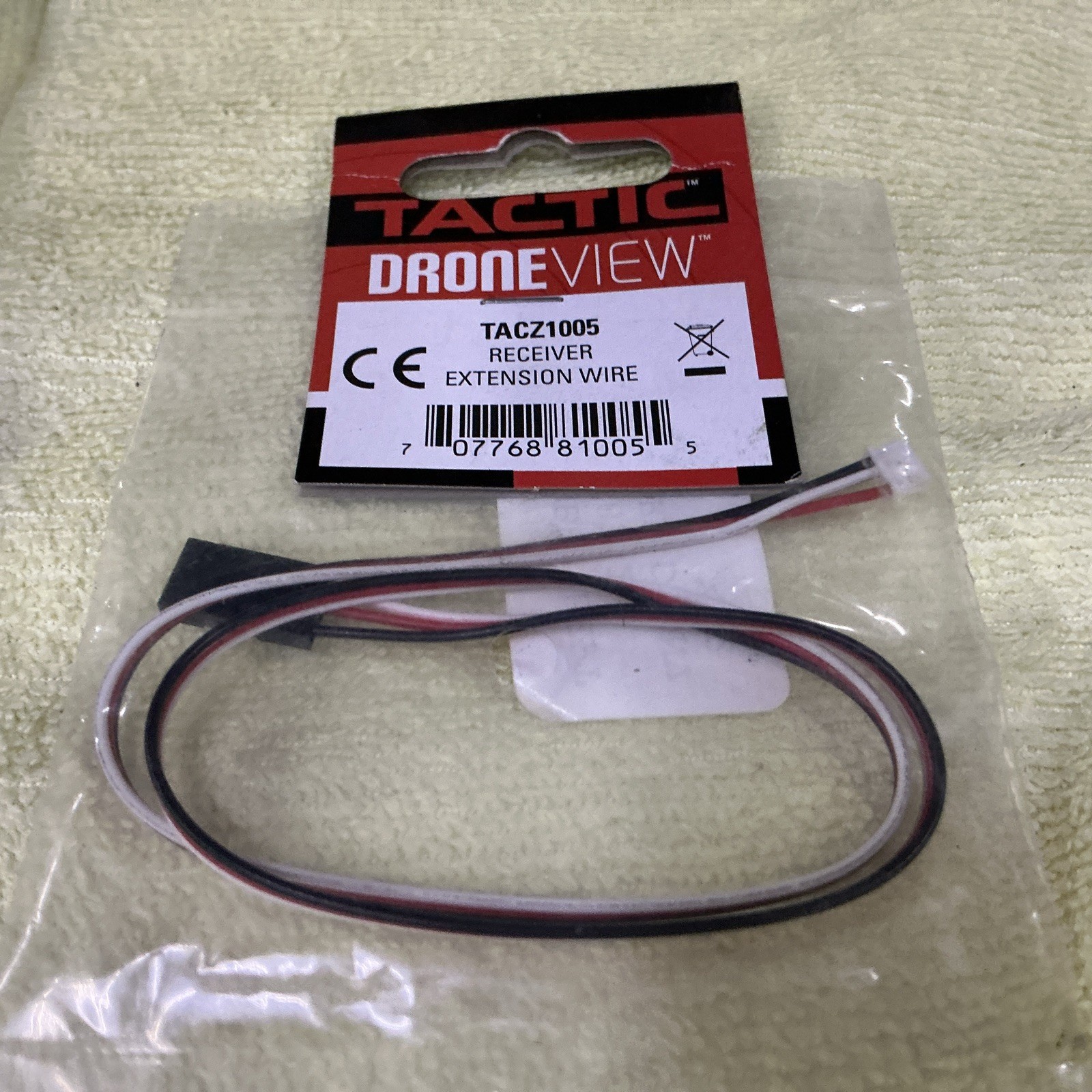 Tactic DRONE VIEW ~ TACZ1005 ~ RECEIVER EXTENSION WIRE ~ NOS