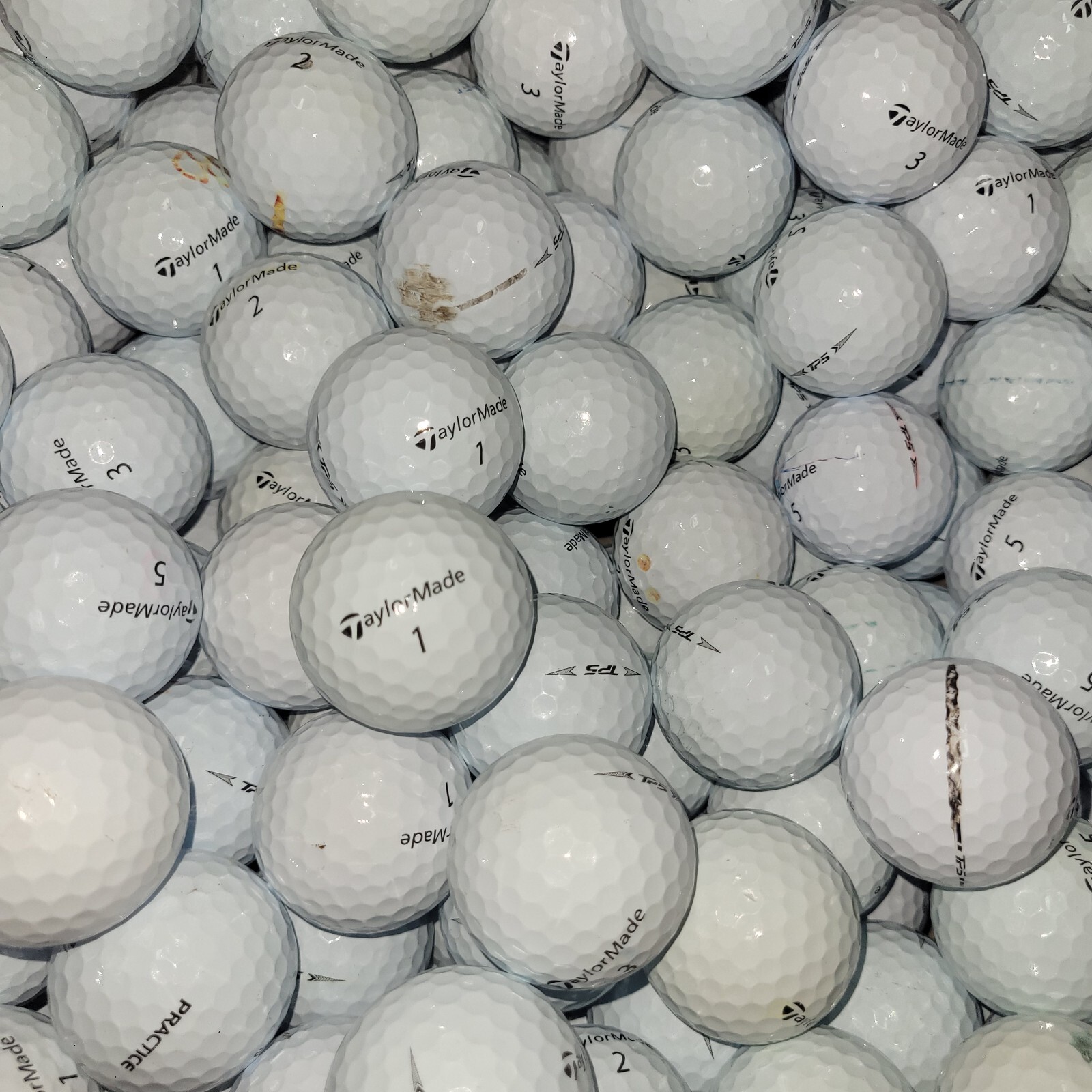 36 TaylorMade TP5 White AAA Used Golf Balls - 3A Value