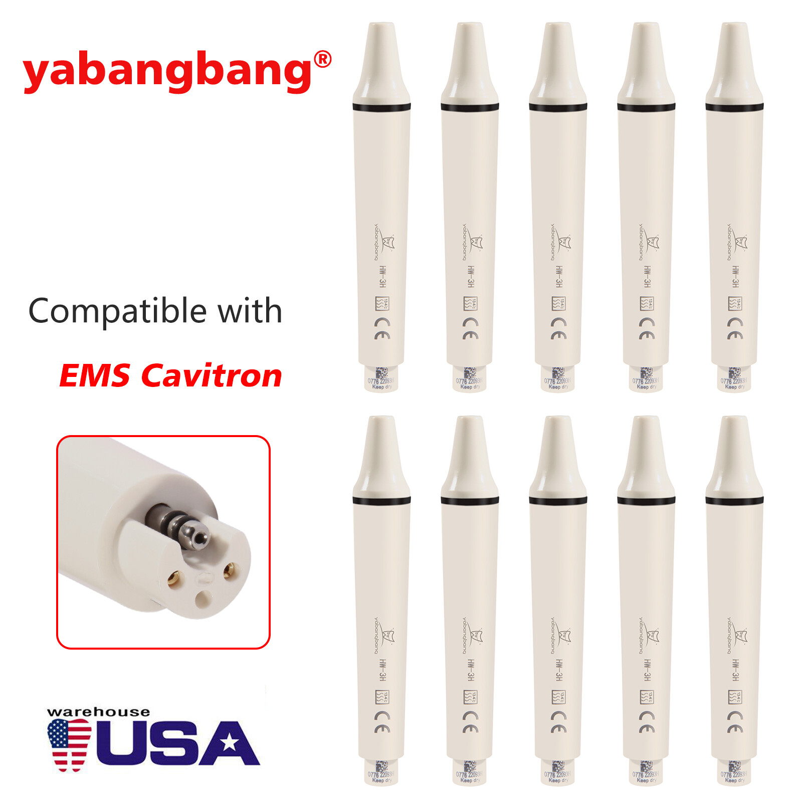 Dental Ultrasonic Scaler Handpiece Fit Cavitron EMS YABANGBANG / DTE SATELEC