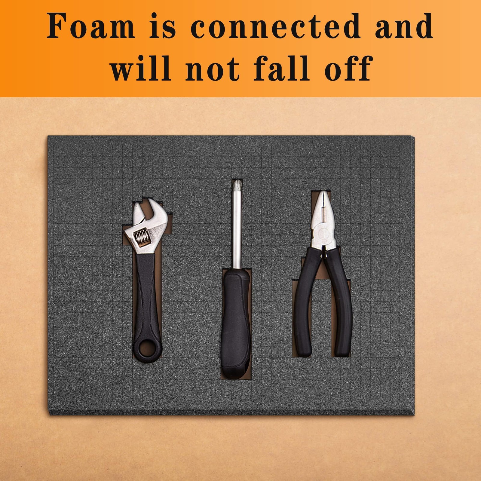 8-Piece Foam Insert Set - Pick & Pluck Design for Game Boxes & Storage Drawers