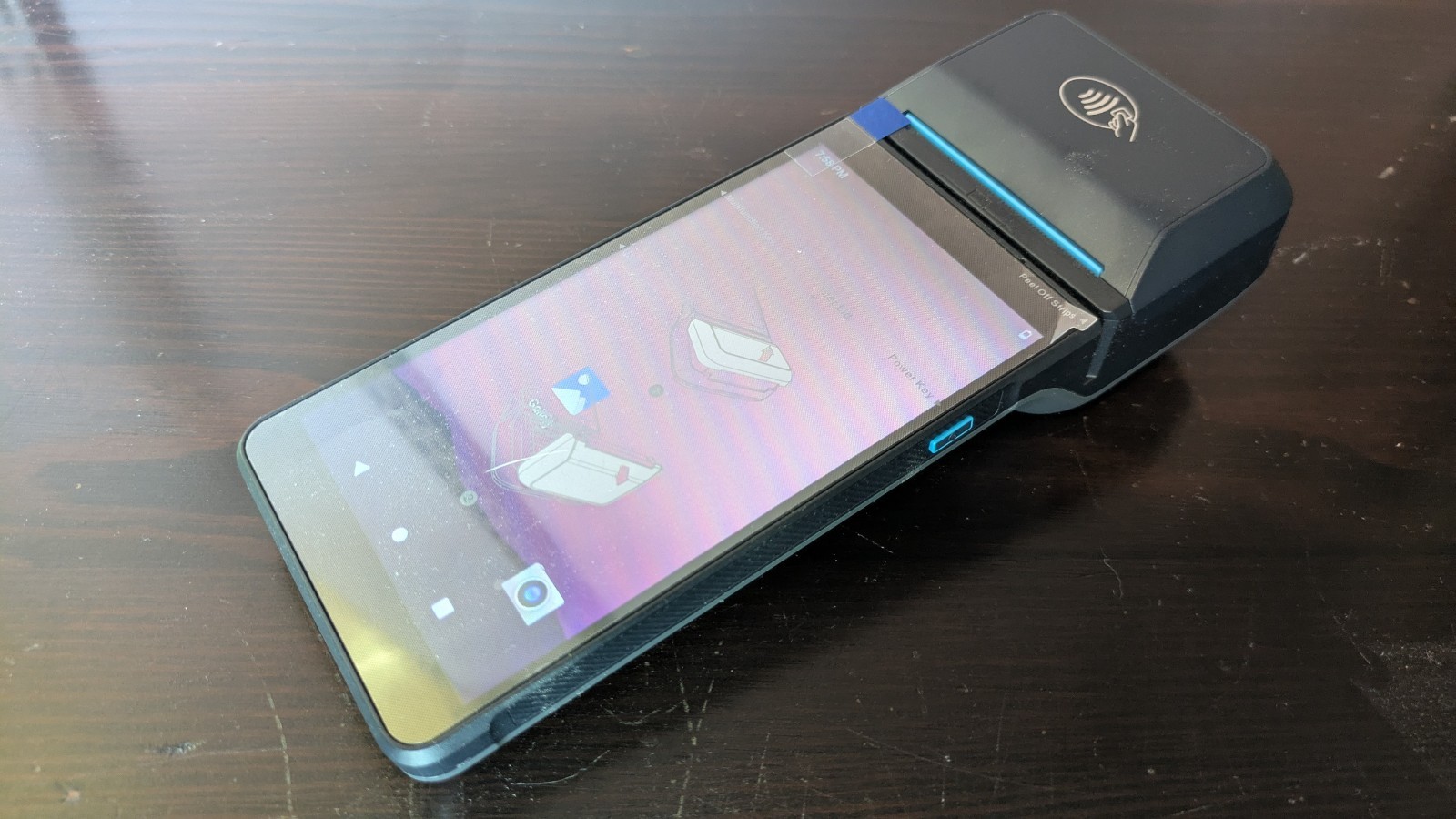 Wiseasy P5 Smart POS Terminal NFC Touchscreen Receipt Printer Android
