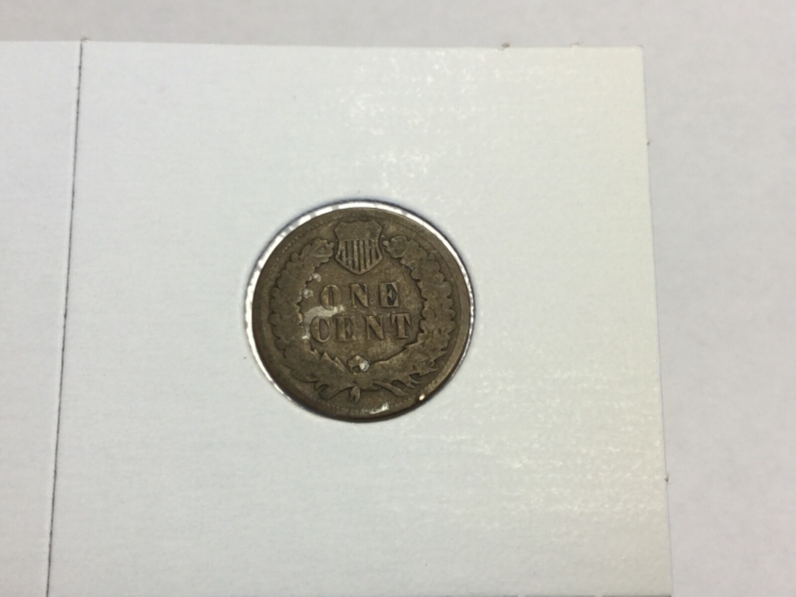 1873 Indian Cent closed 3 in good/very good