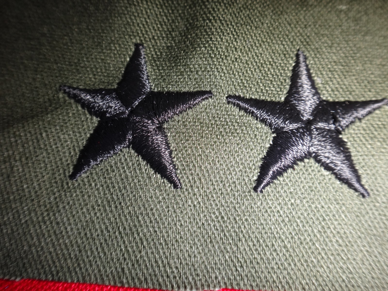 US Military Major GENERAL Rank Subdued Beret Cap Patch