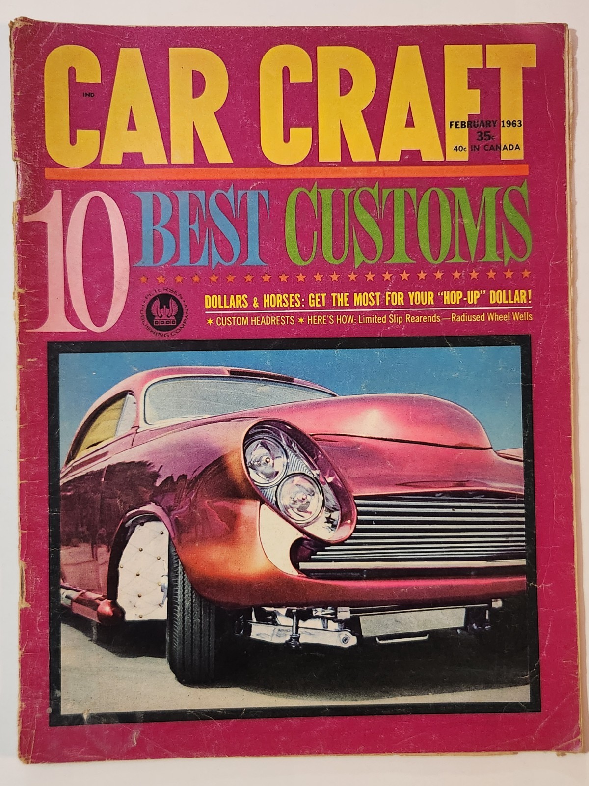 Car Craft Magazine February 1963 10 Best Customs Custom Cars Hot Rods
