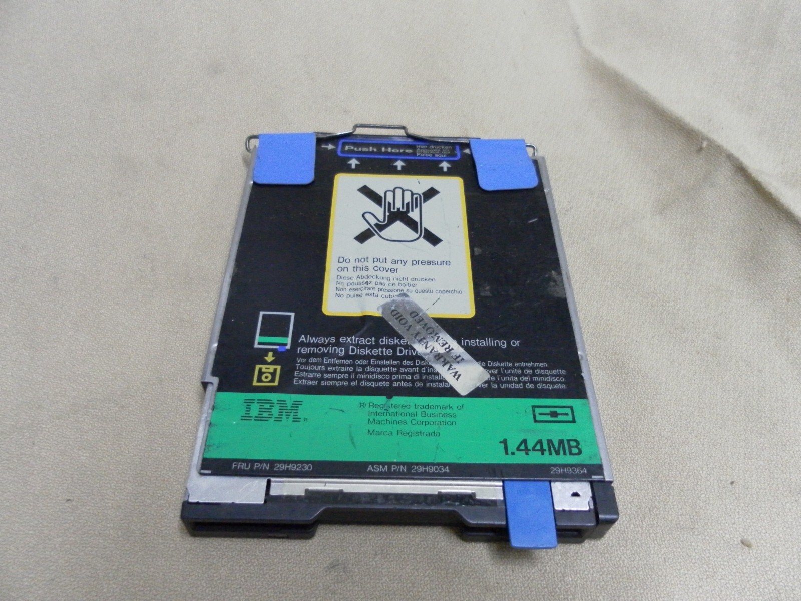 TEAC FD-05HG 4668-U 1.44MB 3.5 FLOPPY DISC DRIVE 19307546-68 IBM LAPTOP 84G3074