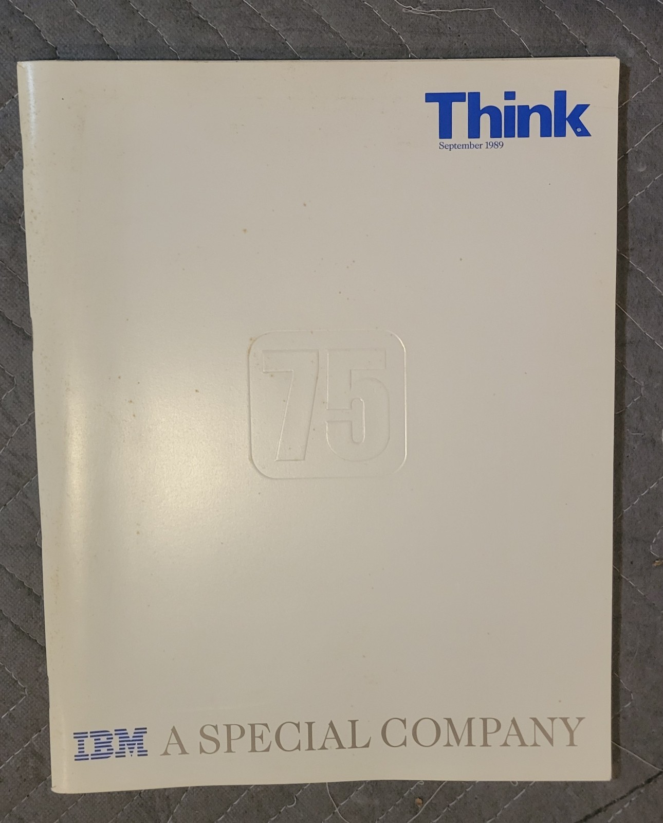 IBM-A Special Company - Think Mag Vol 55 #5. Sep 1989.