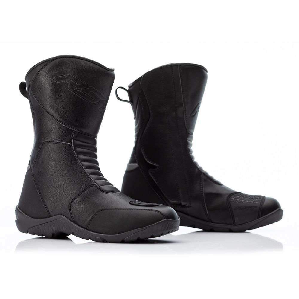 RST Axiom Ladies Waterproof Motorcycle Boots Black Womens Bike Shoes Black