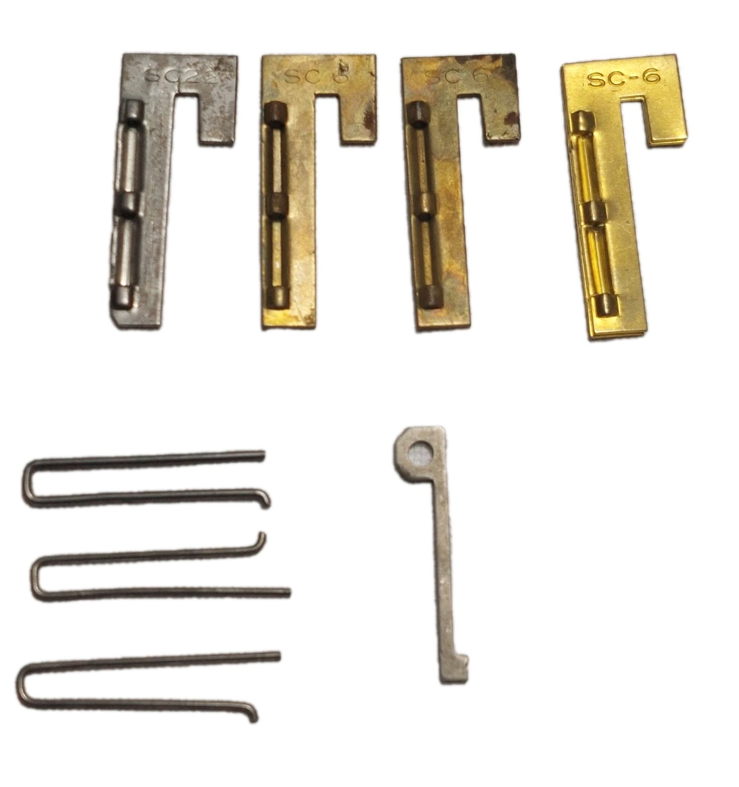 Key Machine Shims, Key Blank Adaptor SO-597 SC-6 3115 & One SC22  J 0176